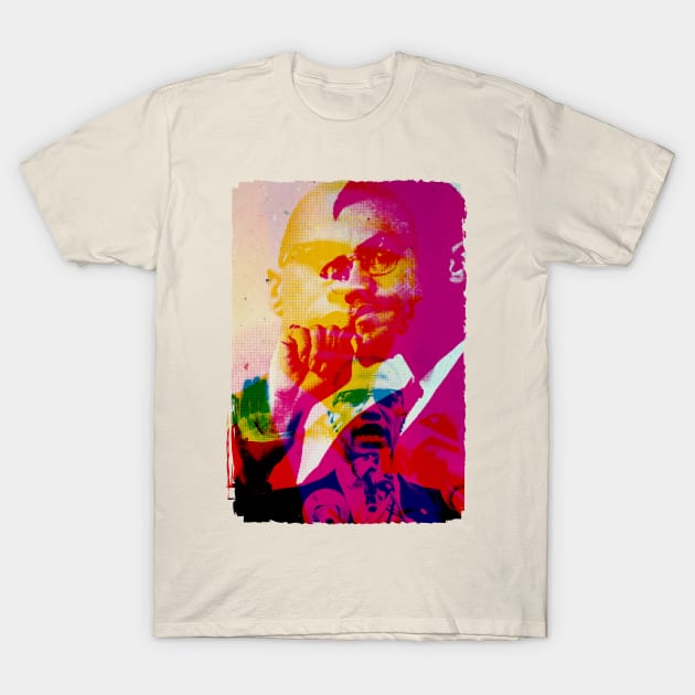 Malcolm X T-Shirt by HAPPY TRIP PRESS